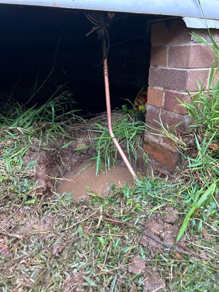 Pipework Repaired Under House