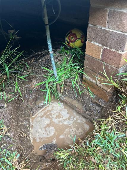 Leaking Pipe Under House