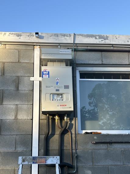 Gas Hot Water Unit Install